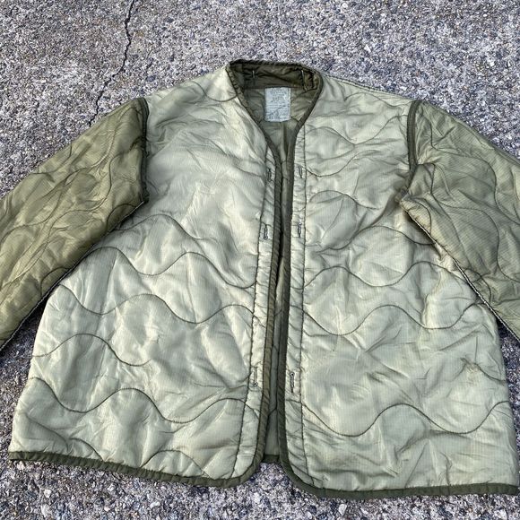 Vintage US Military Cold Weather Liner Mens Large Vietnam - Picture 2 of 5